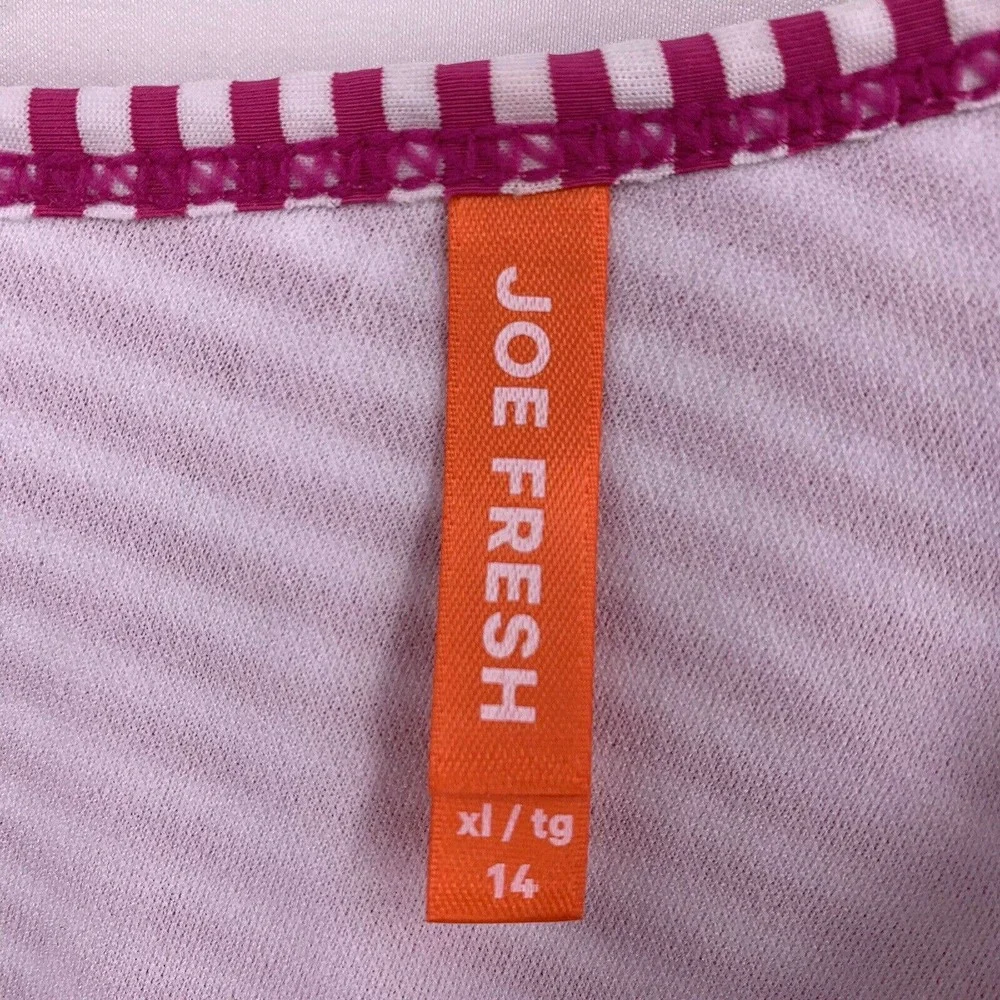 Joe Fresh Ruffle Shoulder Seersucker One‎ Piece 14